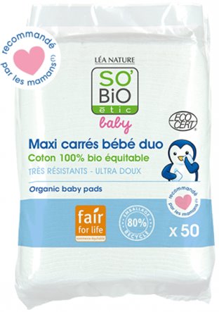Organiczne Płatki kosmetyczne dla dzieci i niemowl
